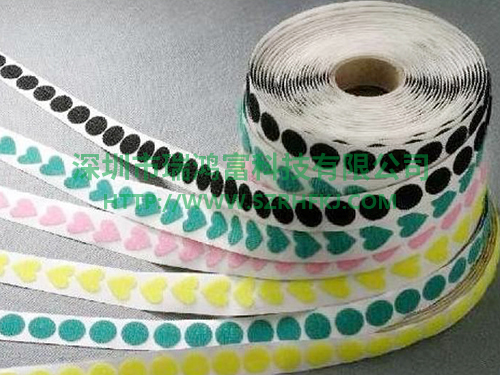沖型魔術(shù)貼 背膠魔術(shù)貼velcro hook&loop Adhesive Velcro Punch magic sticker